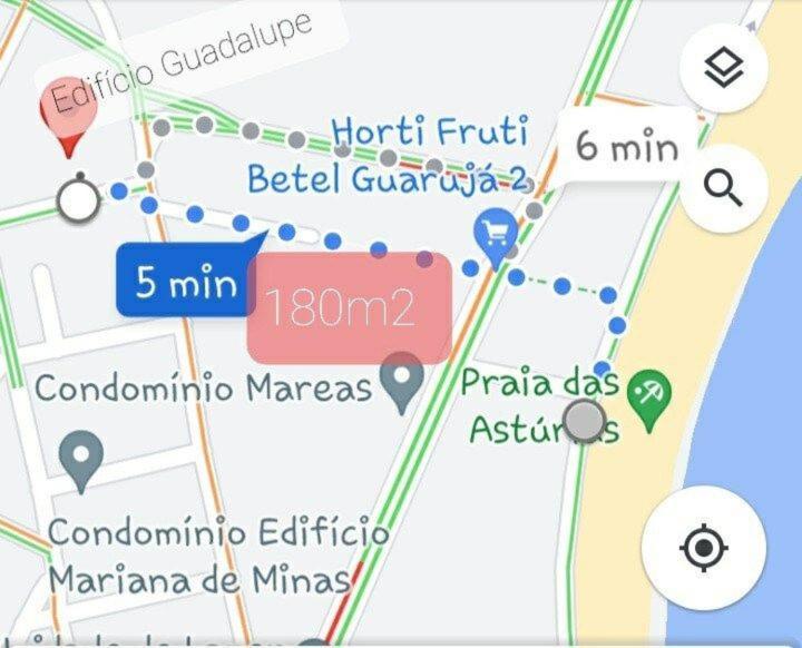 Apto A Menos De 5 Minutos Da Praia Das Asturias! Guarujá Extérieur photo